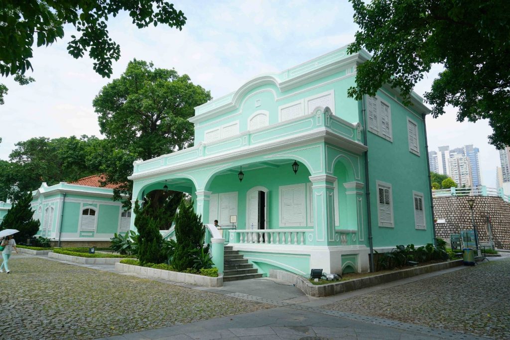 Renovation works on the interior of the Macanese Living Museum of Taipa ...